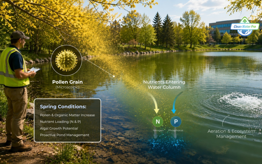 Pollen Season & Your Pond: How Spring Blooms Impact Water Clarity