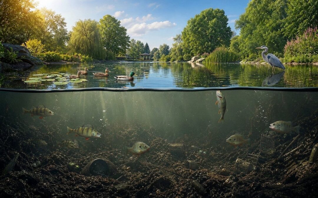 The Hidden Danger Beneath the Surface: Safety Hazards of Heavy Muck Accumulation in Ponds